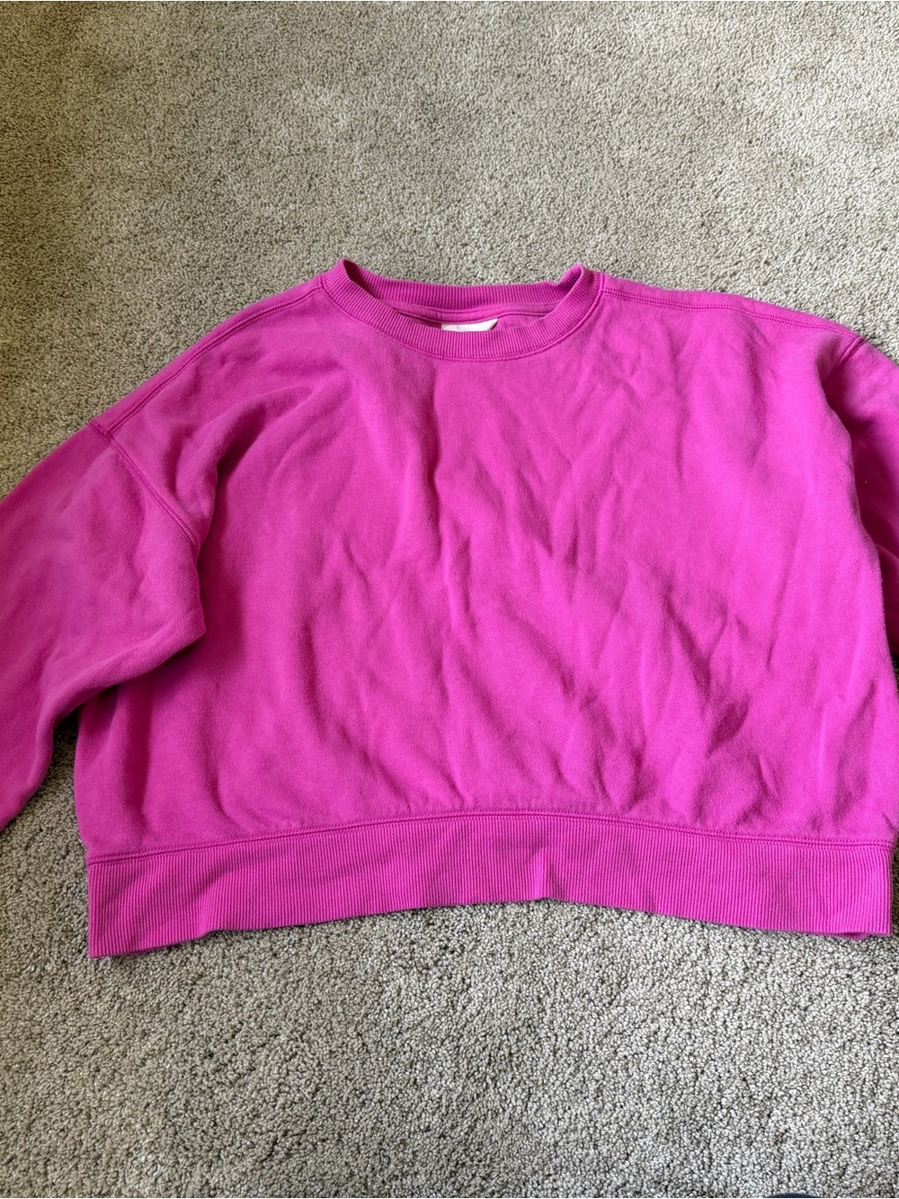 Universal Thread Hot Pink Crewneck Sweatshirt - Women